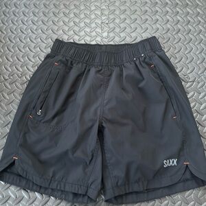 Saxx Gainmaker 2N1 7” training short-Black-Small